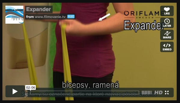 oriflame wellness cvičenie video