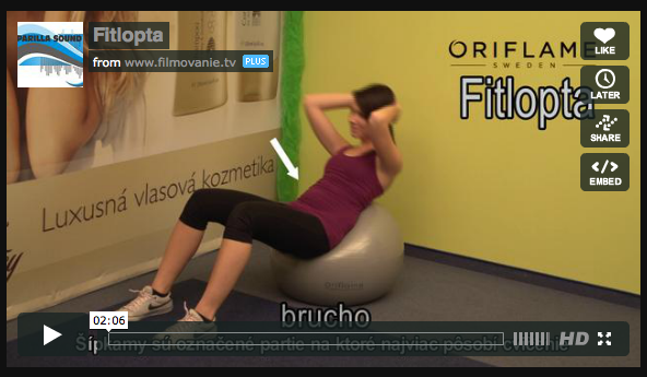 oriflame wellness cvičenie video