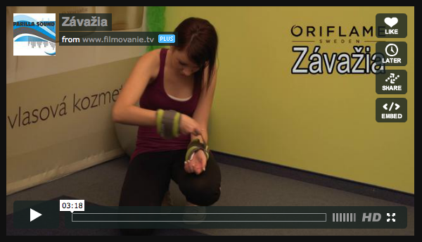 oriflame wellness cvičenie video