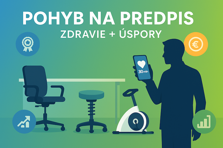Trend: "Pohyb na predpis" upevňuje zdravie aj šetrí peniaze 